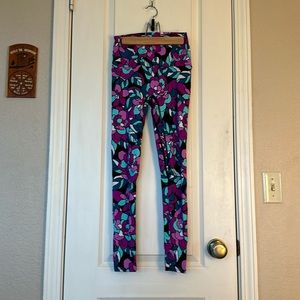 K-Deer floral yoga leggings NWOT